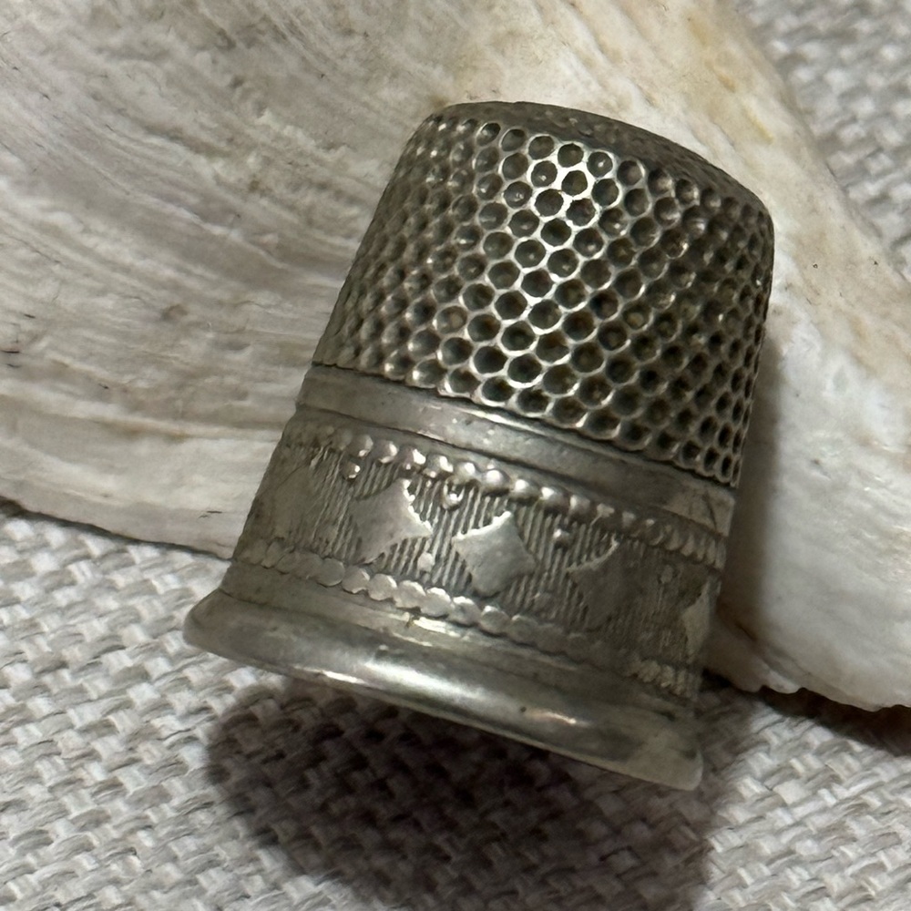 Vintage Silver Thimble-Lightly Used Condition as Pictured